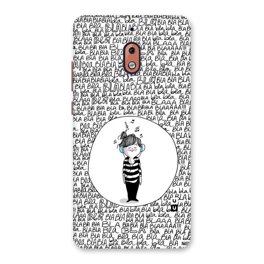 Music And Bla Bla Back Case for Nokia 2.1
