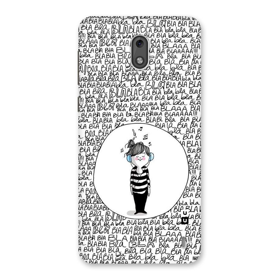 Music And Bla Bla Back Case for Nokia 2