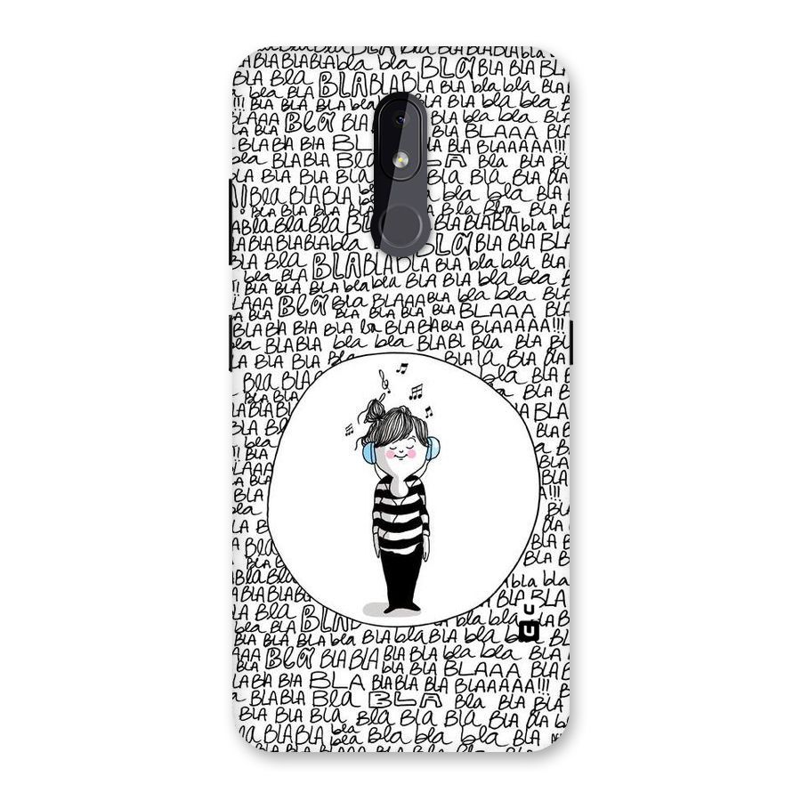 Music And Bla Bla Back Case for Nokia 3.2
