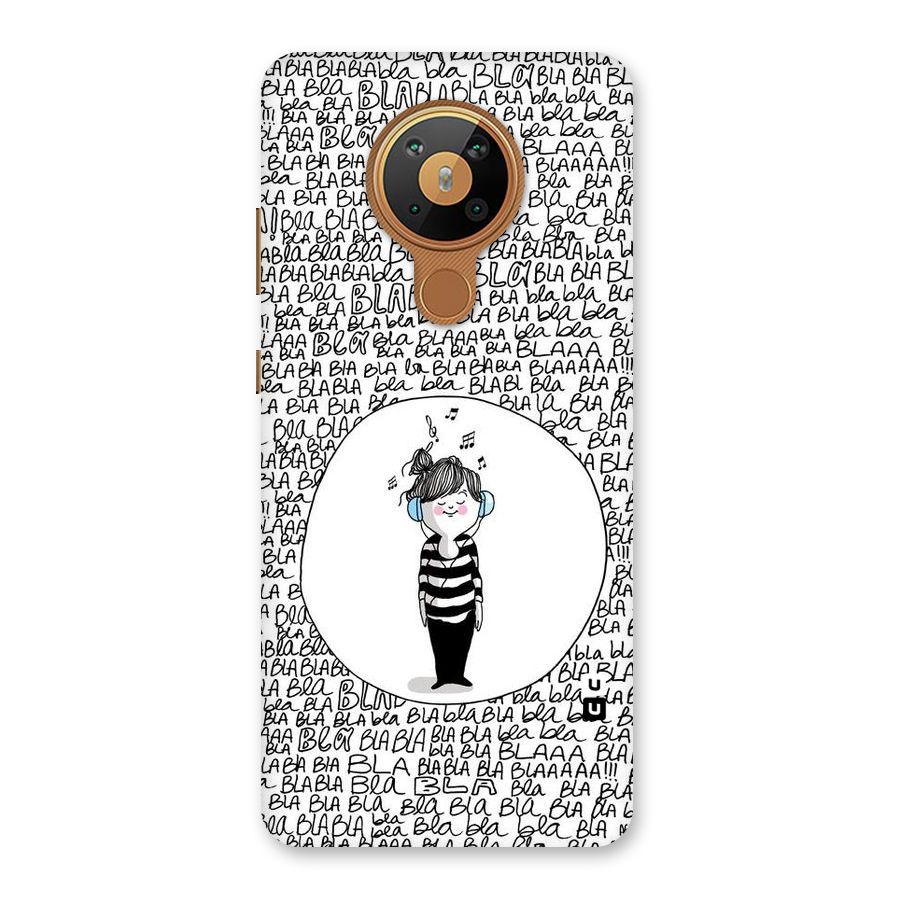 Music And Bla Bla Back Case for Nokia 5.3