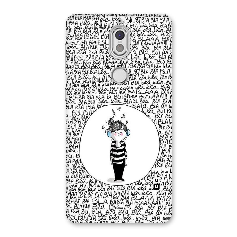 Music And Bla Bla Back Case for Nokia 7