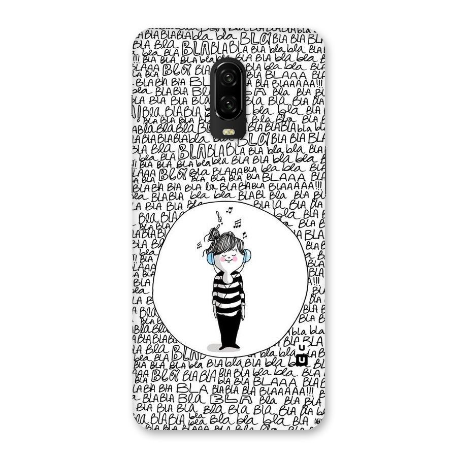 Music And Bla Bla Back Case for OnePlus 6T