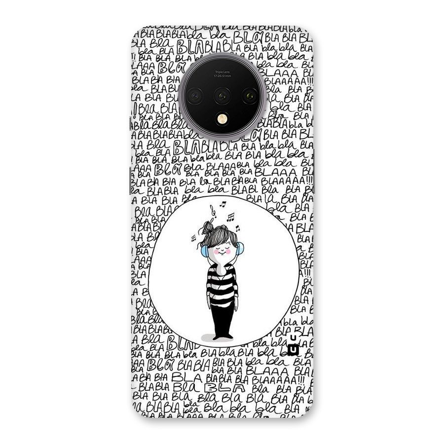 Music And Bla Bla Back Case for OnePlus 7T