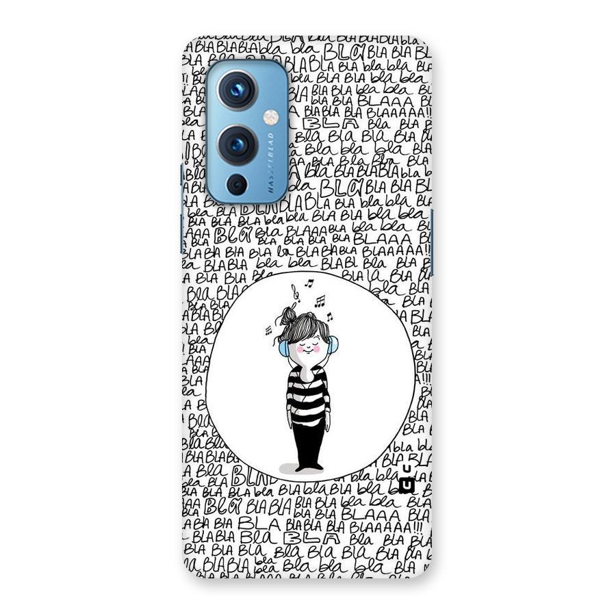 Music And Bla Bla Back Case for OnePlus 9