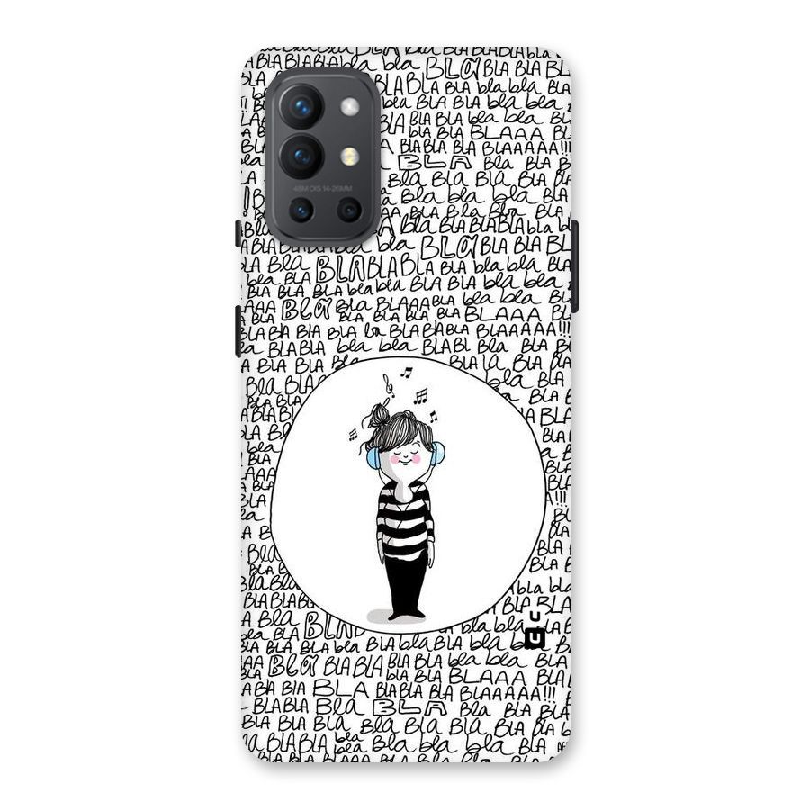 Music And Bla Bla Back Case for OnePlus 9R