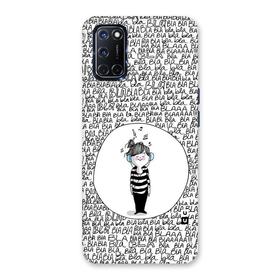 Music And Bla Bla Back Case for Oppo A52