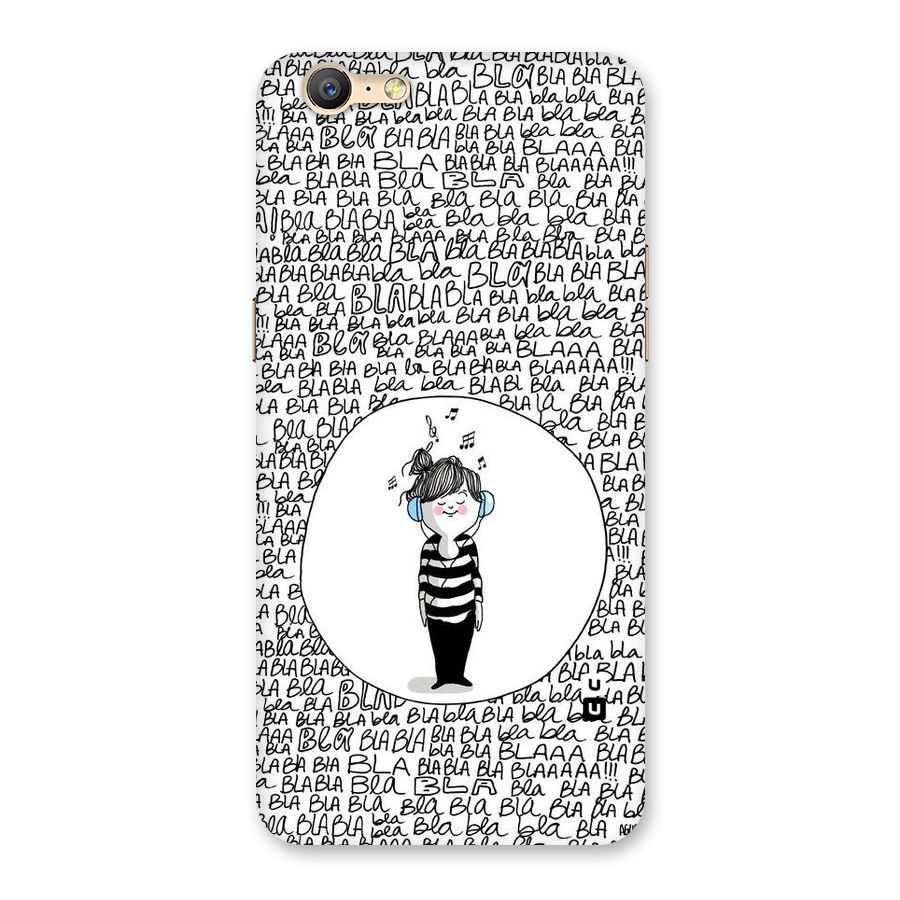 Music And Bla Bla Back Case for Oppo A57