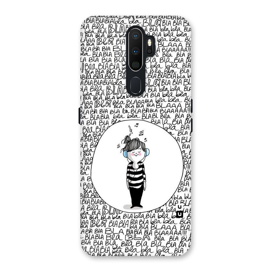 Music And Bla Bla Back Case for Oppo A5 (2020)