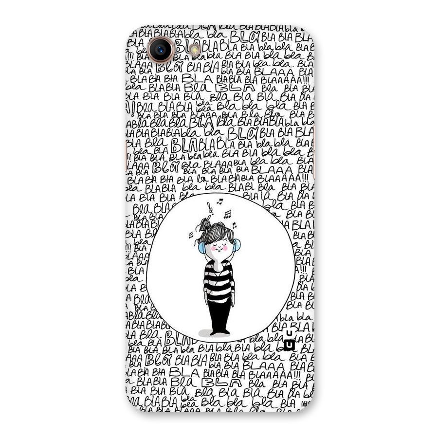 Music And Bla Bla Back Case for Oppo A83 (2018)