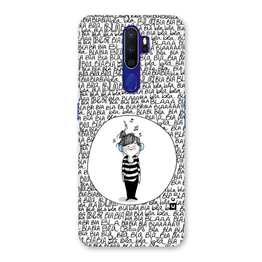 Music And Bla Bla Back Case for Oppo A9 (2020)