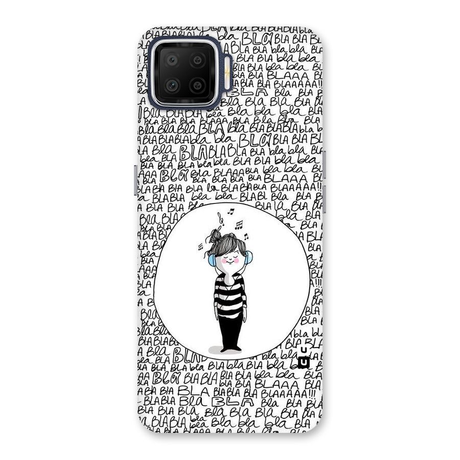 Music And Bla Bla Back Case for Oppo F17