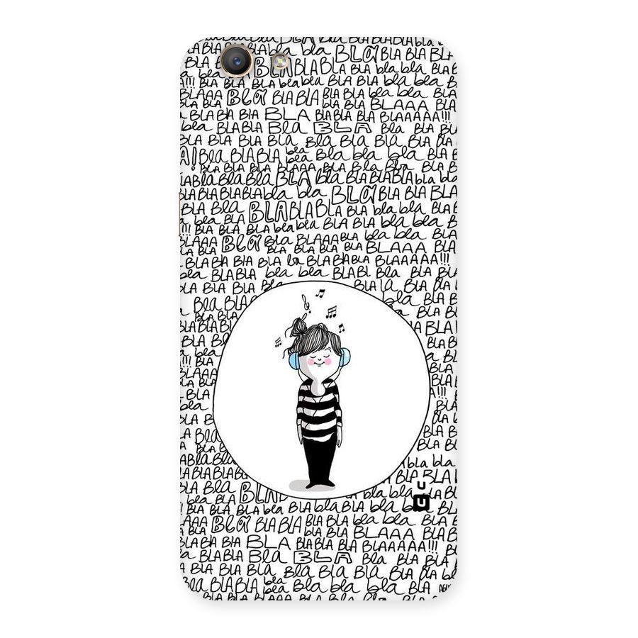 Music And Bla Bla Back Case for Oppo F1s