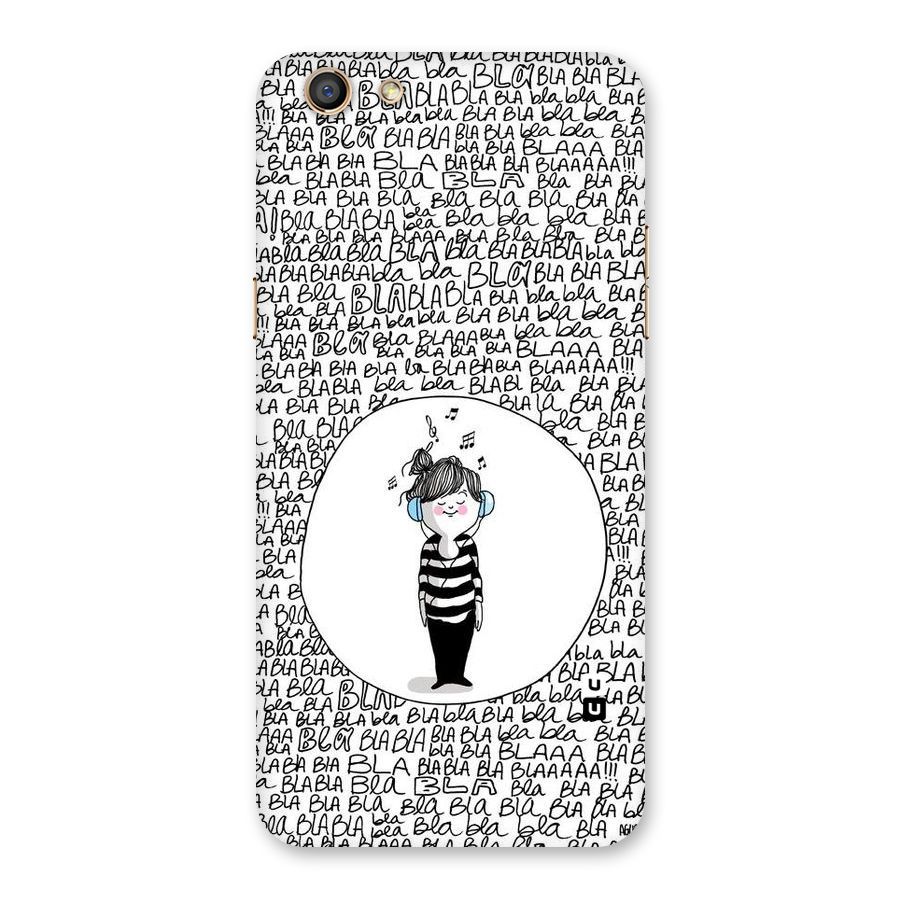 Music And Bla Bla Back Case for Oppo F3