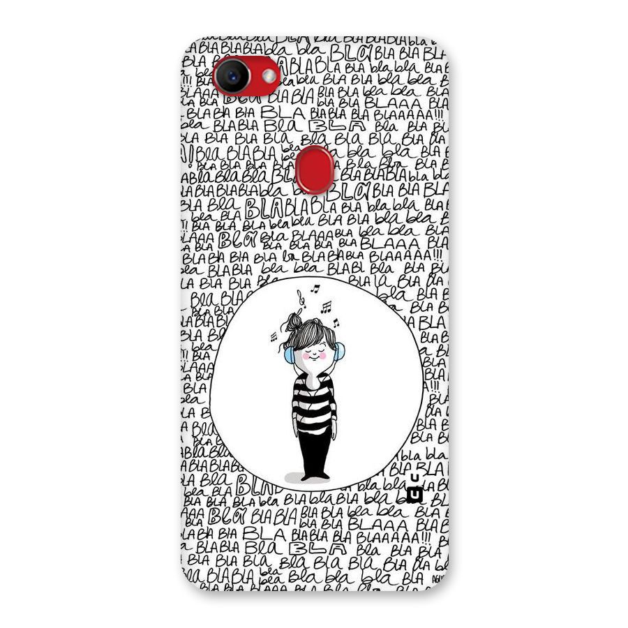 Music And Bla Bla Back Case for Oppo F7