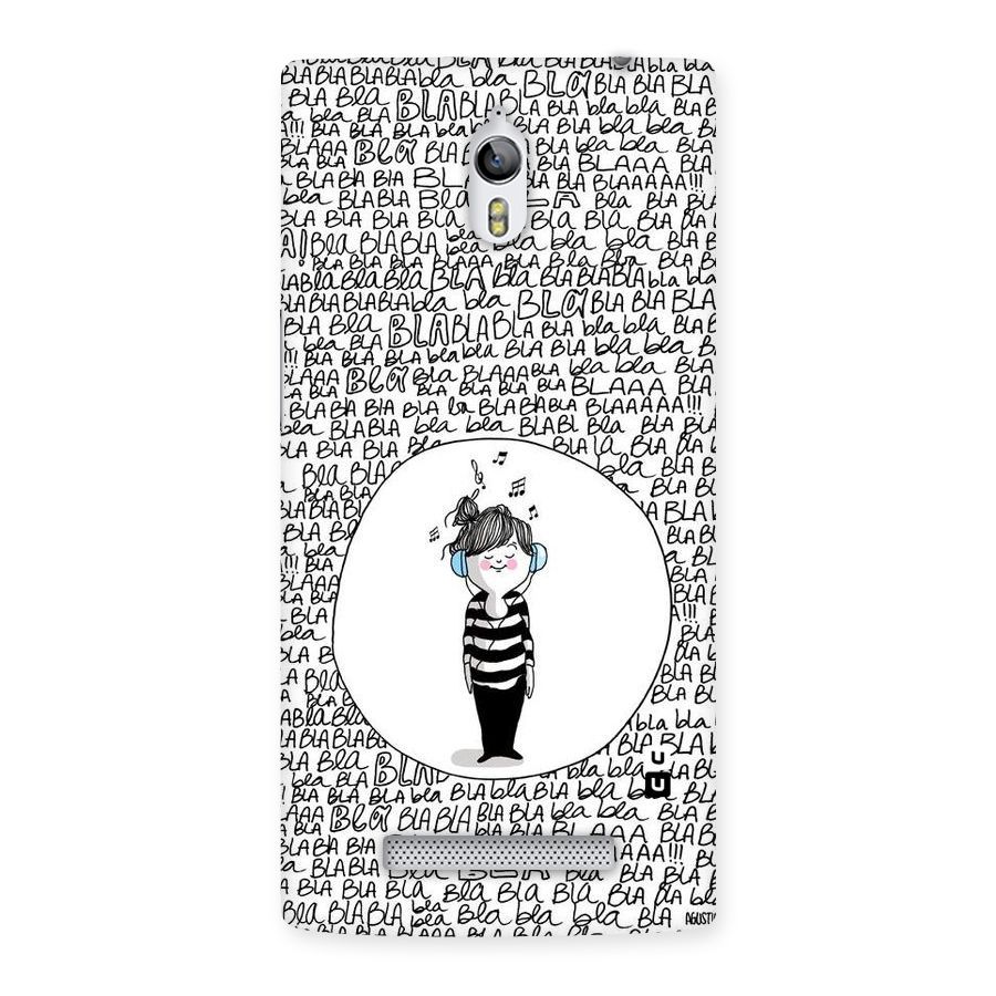 Music And Bla Bla Back Case for Oppo Find 7