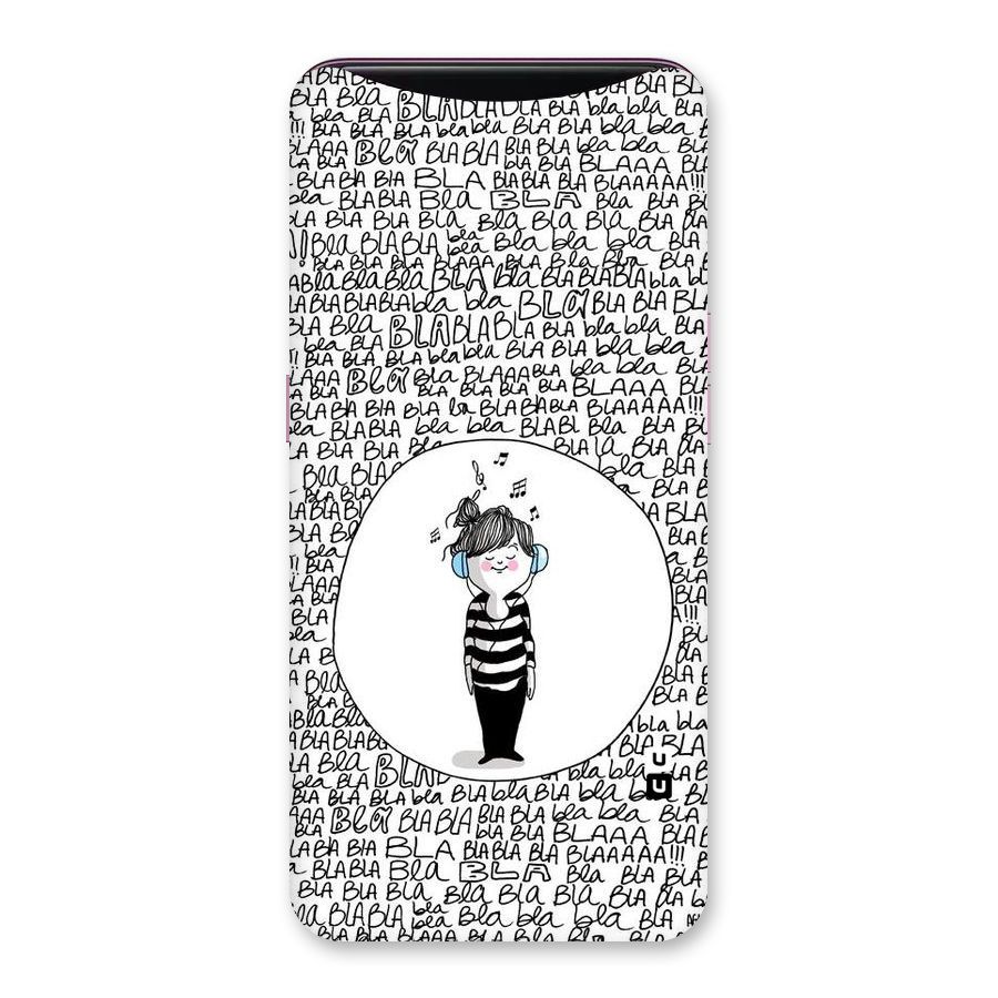 Music And Bla Bla Back Case for Oppo Find X