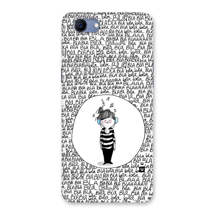 Music And Bla Bla Back Case for Oppo Realme 1