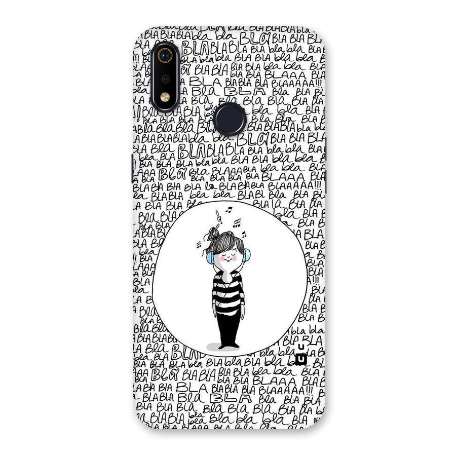 Music And Bla Bla Back Case for Realme 3i