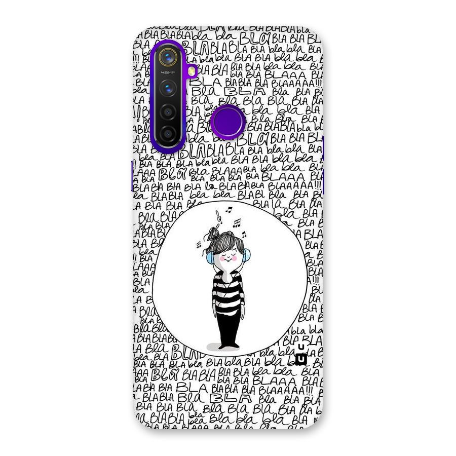 Music And Bla Bla Back Case for Realme 5 Pro