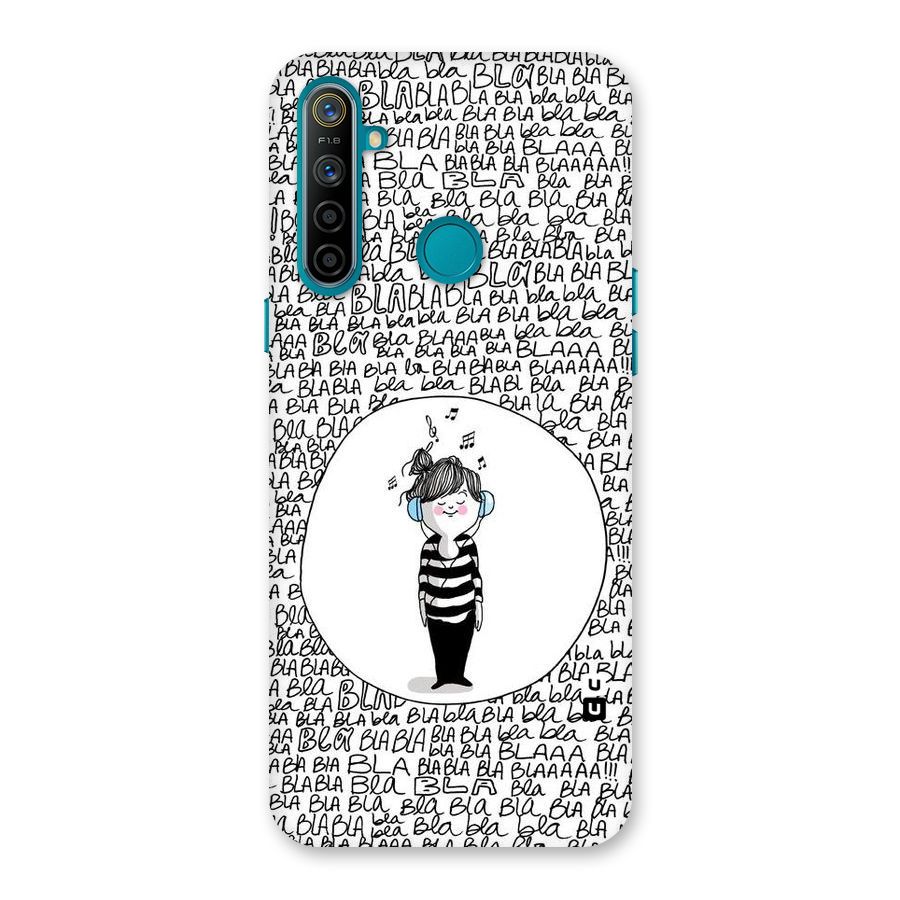 Music And Bla Bla Back Case for Realme 5i