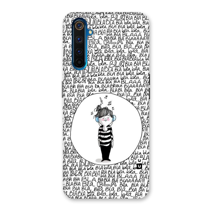 Music And Bla Bla Back Case for Realme 6 Pro