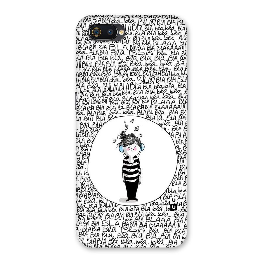 Music And Bla Bla Back Case for Realme C2