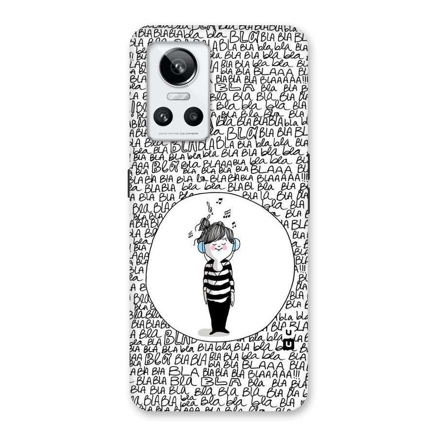 Music And Bla Bla Back Case for Realme GT Neo 3