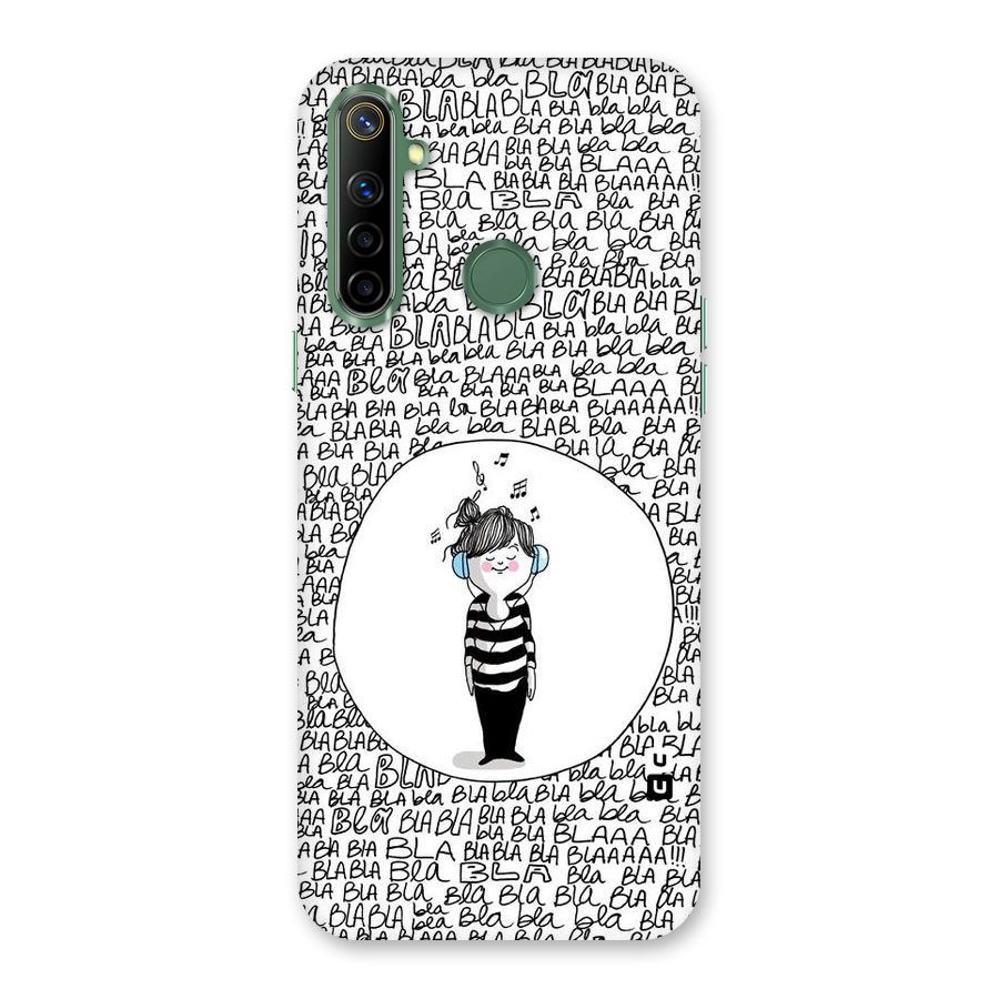 Music And Bla Bla Back Case for Realme Narzo 10