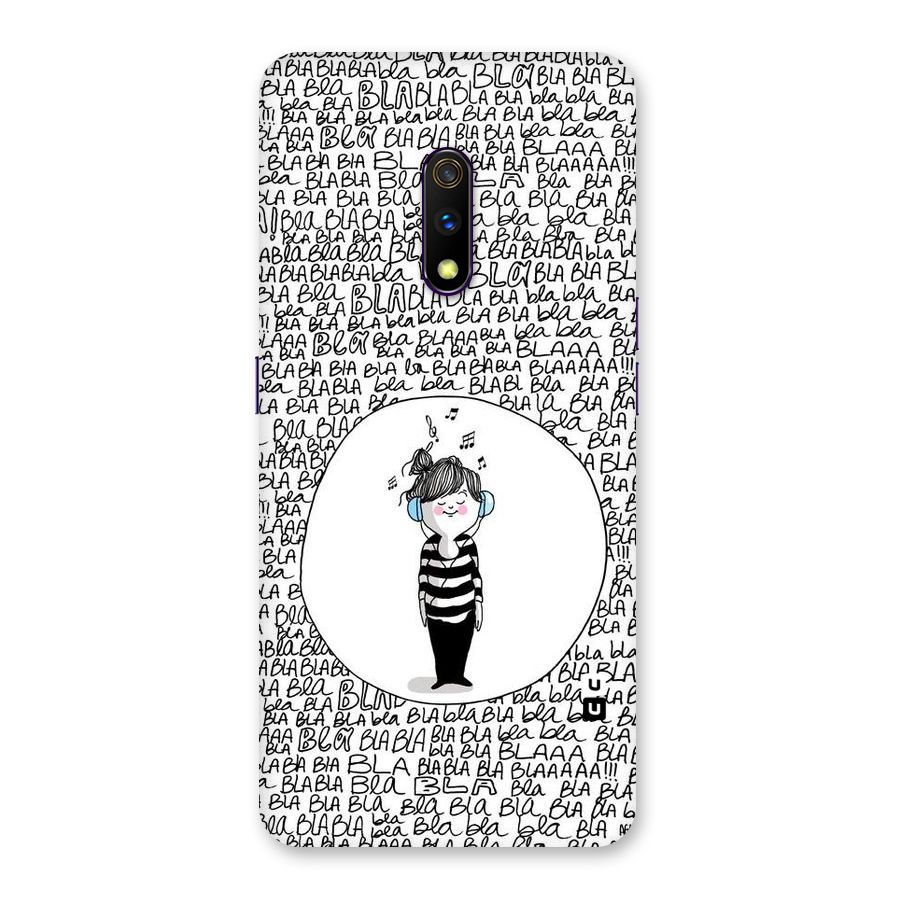 Music And Bla Bla Back Case for Realme X