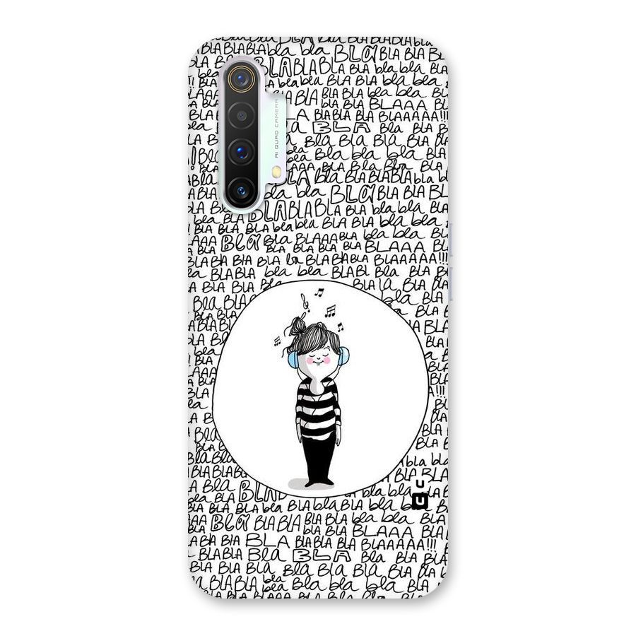 Music And Bla Bla Back Case for Realme X3 SuperZoom
