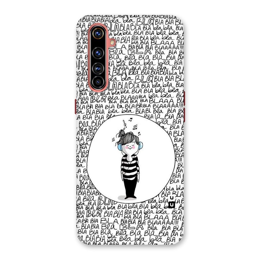 Music And Bla Bla Back Case for Realme X50 Pro