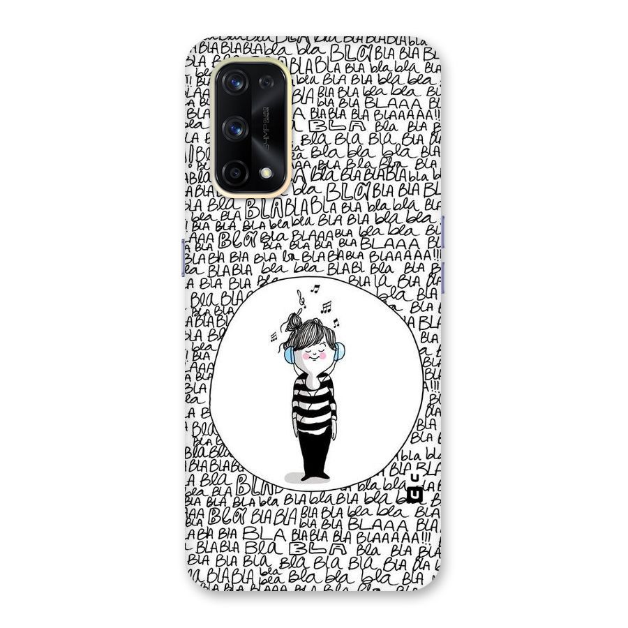 Music And Bla Bla Glass Back Case for Realme X7 Pro