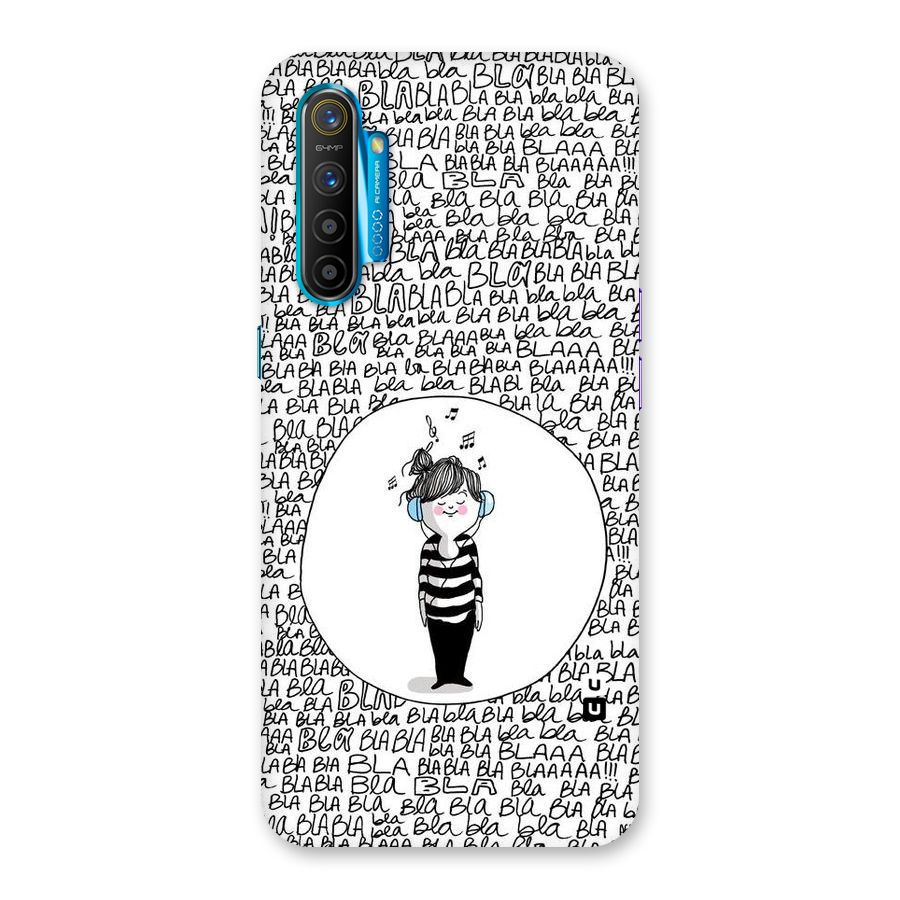 Music And Bla Bla Back Case for Realme XT