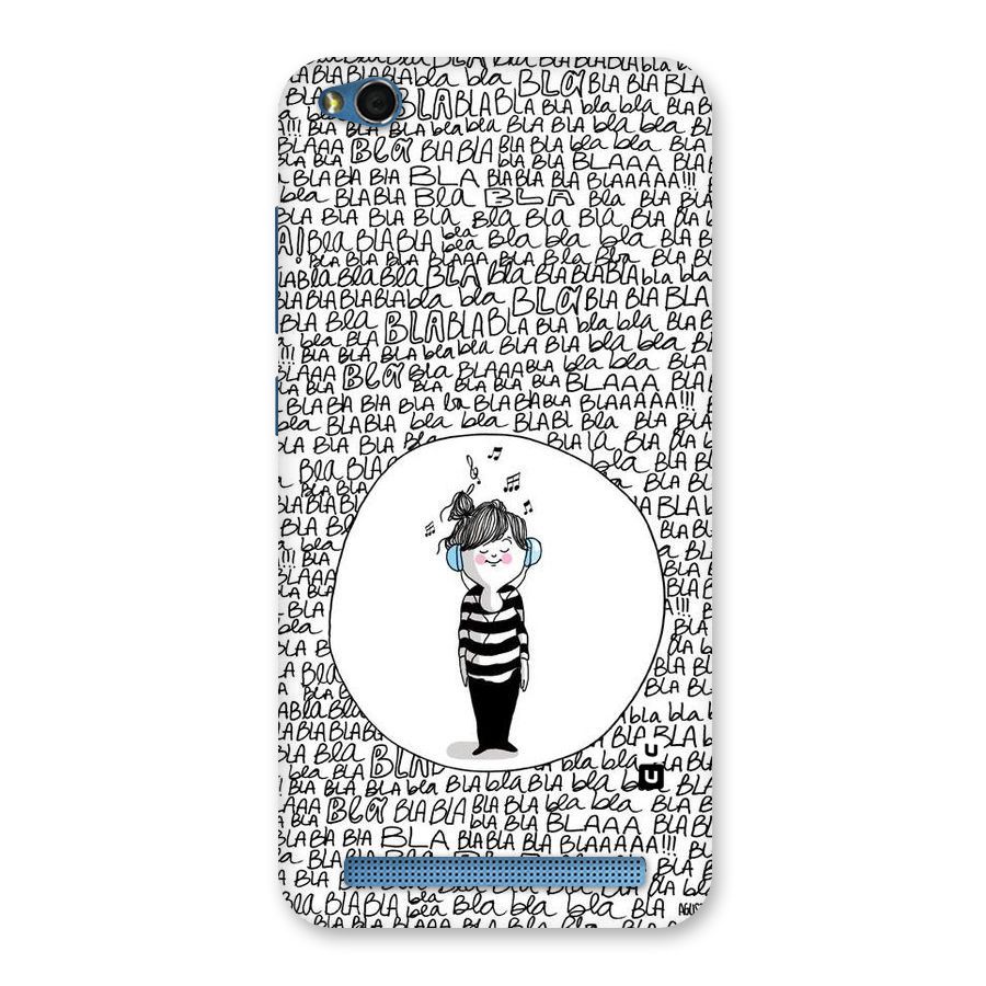 Music And Bla Bla Back Case for Redmi 5A