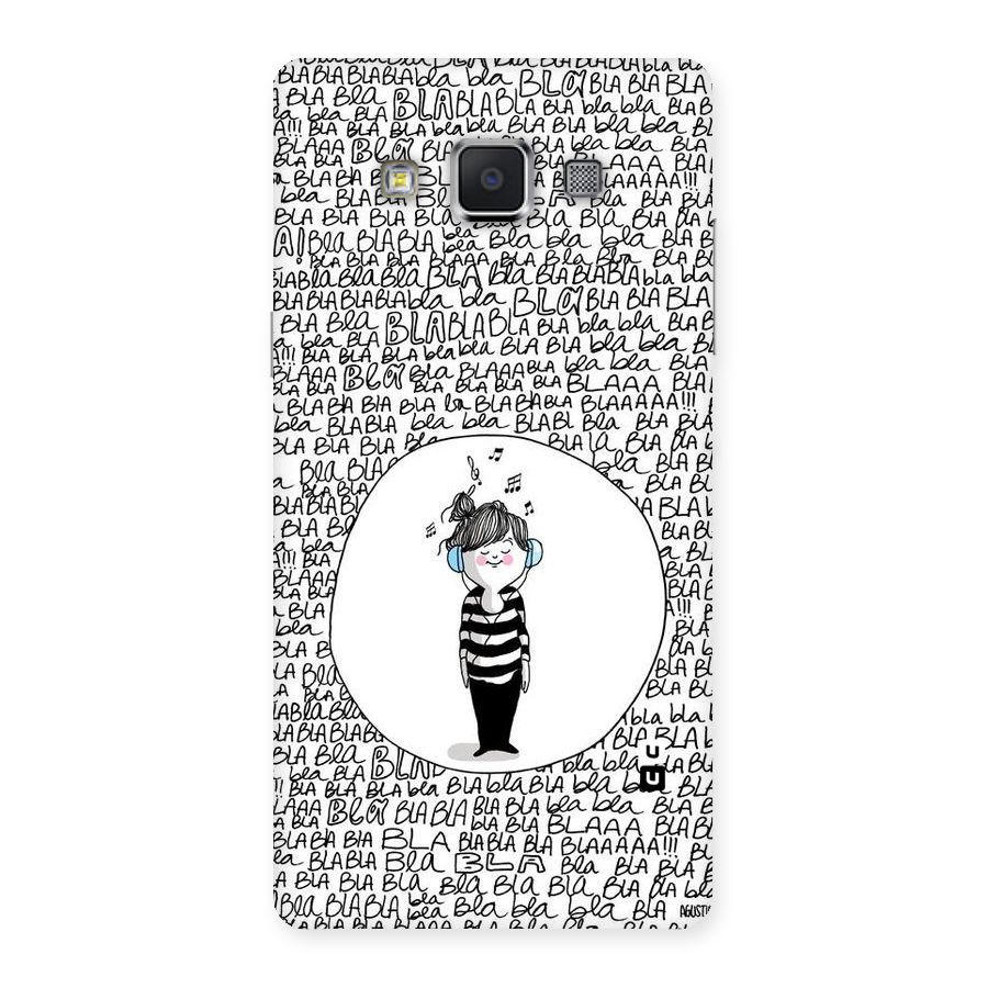 Music And Bla Bla Back Case for Samsung Galaxy A5