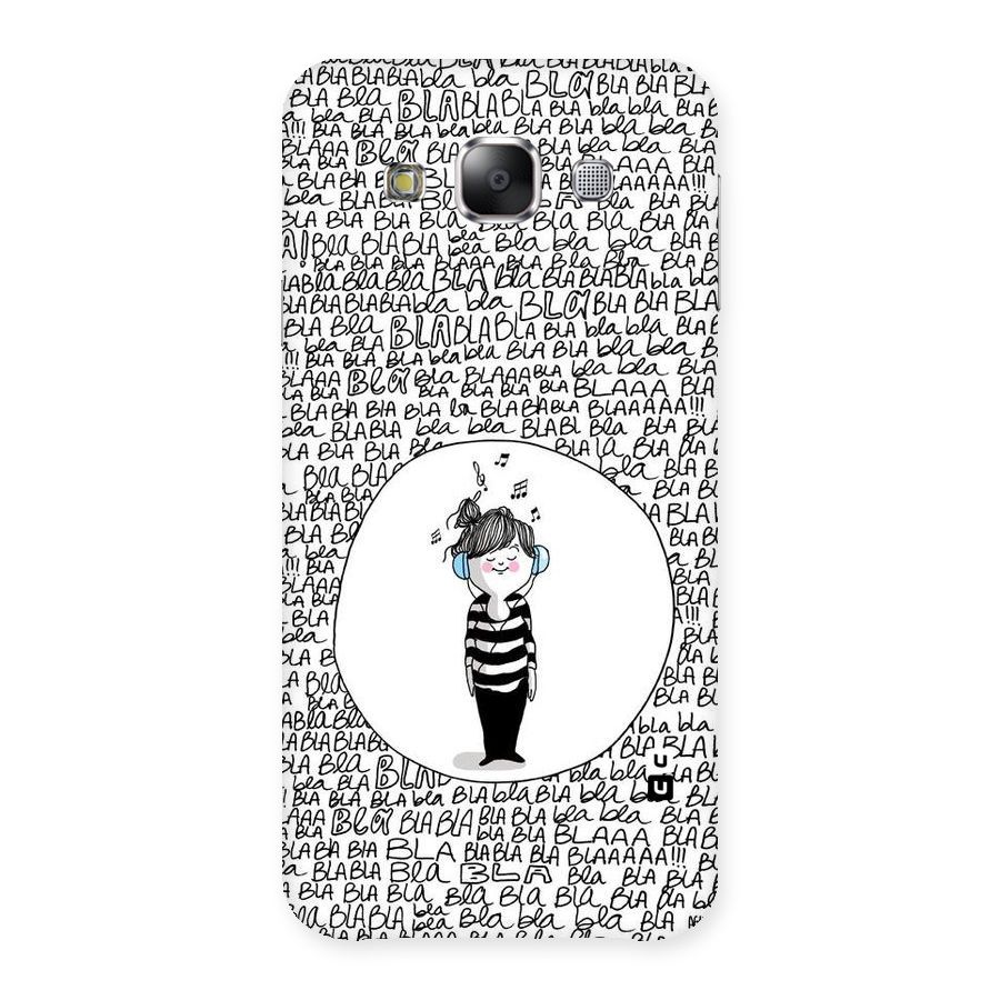 Music And Bla Bla Back Case for Samsung Galaxy E5