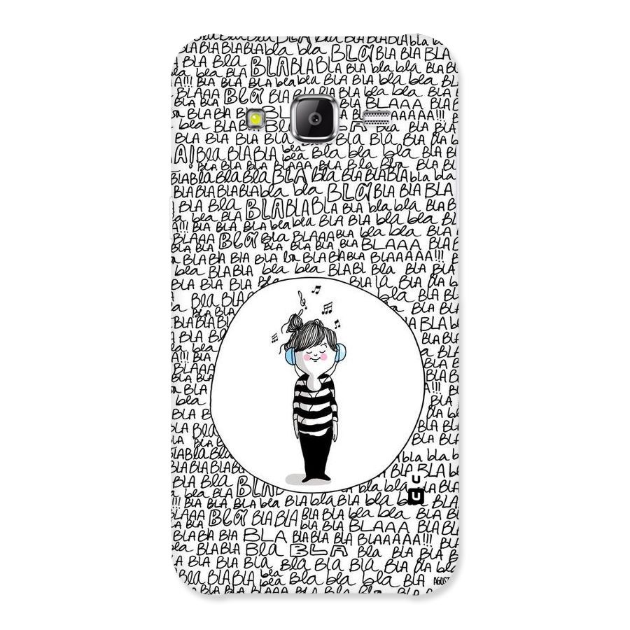 Music And Bla Bla Back Case for Samsung Galaxy J2 Prime