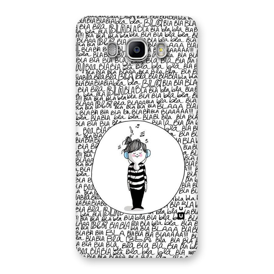Music And Bla Bla Back Case for Samsung Galaxy J5 2016