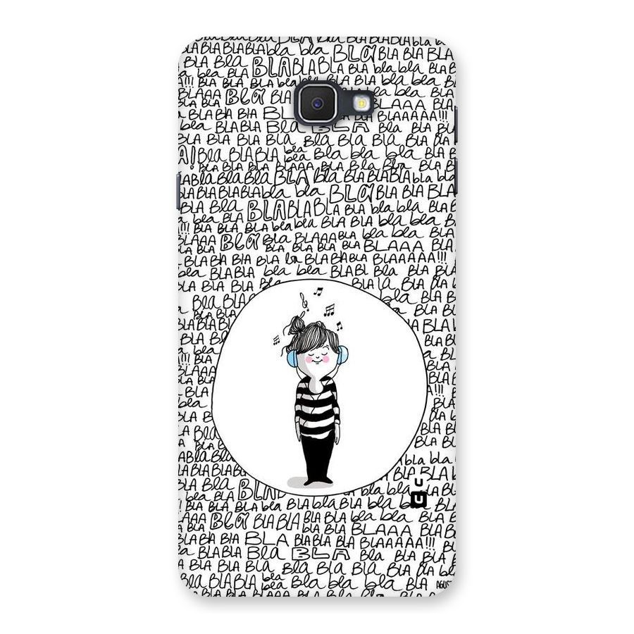 Music And Bla Bla Back Case for Samsung Galaxy J7 Prime