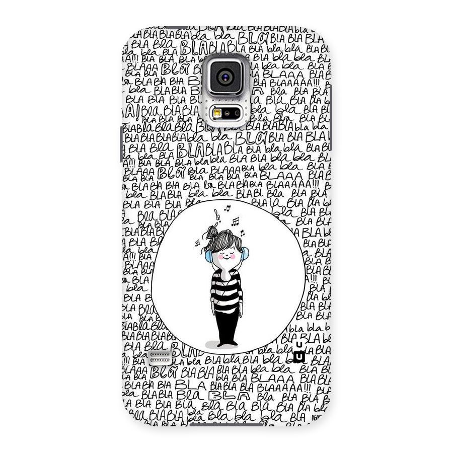 Music And Bla Bla Back Case for Samsung Galaxy S5