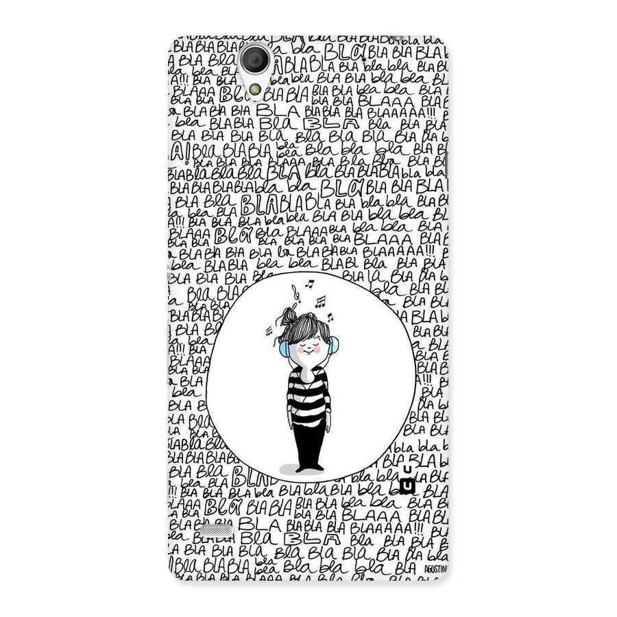 Music And Bla Bla Back Case for Sony Xperia C4