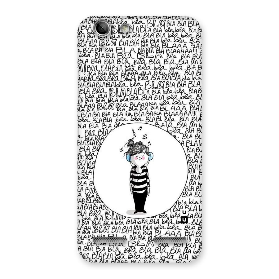 Music And Bla Bla Back Case for Vibe K5 Plus