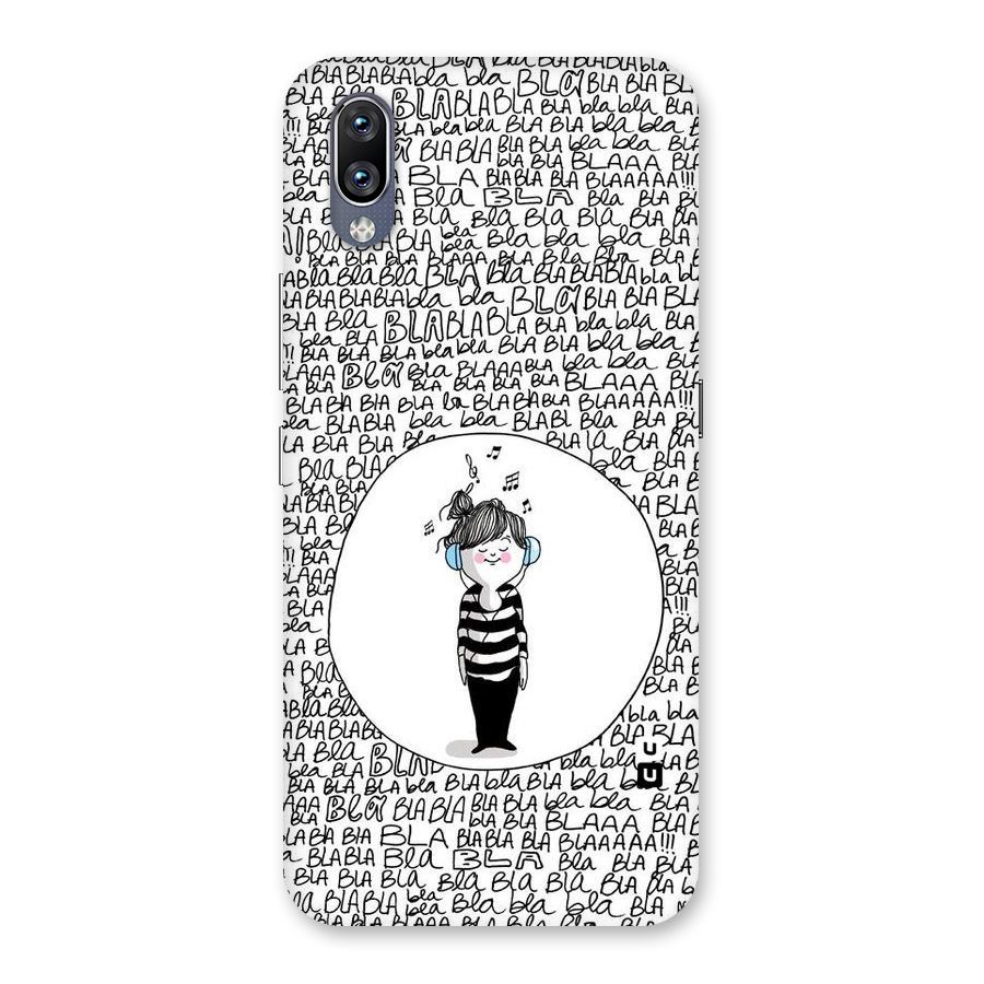 Music And Bla Bla Back Case for Vivo NEX