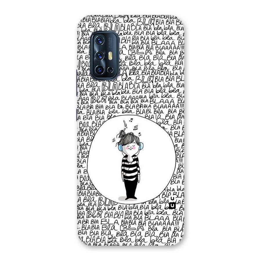 Music And Bla Bla Back Case for Vivo V17