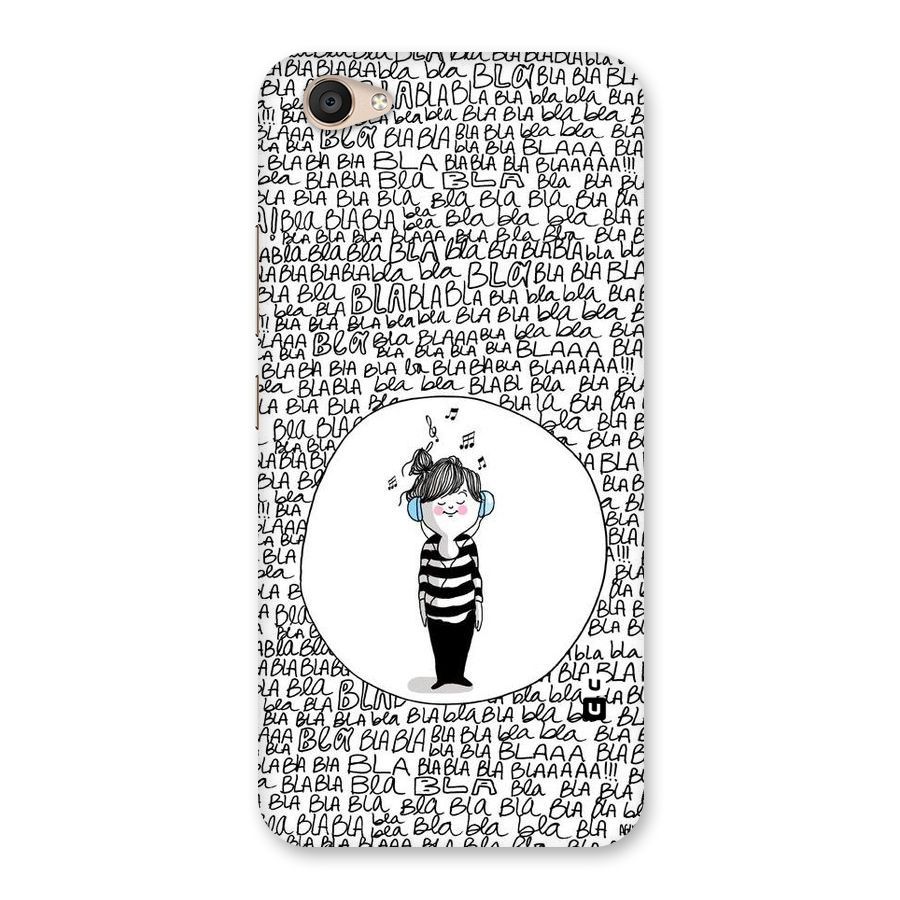 Music And Bla Bla Back Case for Vivo V5 Plus