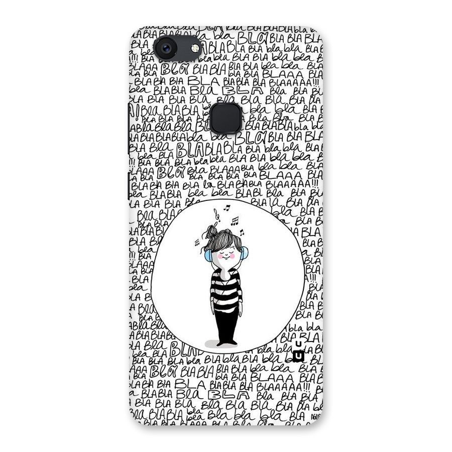 Music And Bla Bla Back Case for Vivo V7 Plus