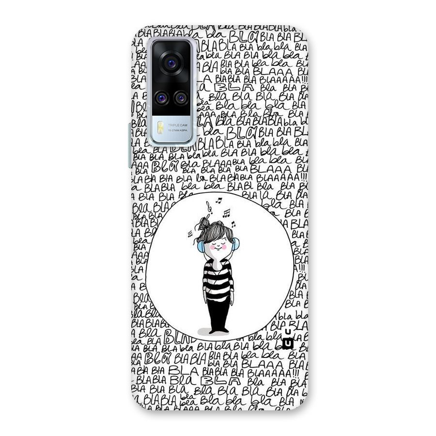 Music And Bla Bla Back Case for Vivo Y31