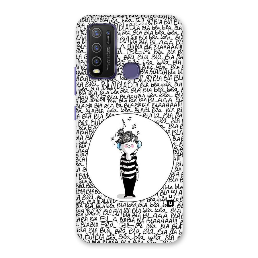 Music And Bla Bla Back Case for Vivo Y50