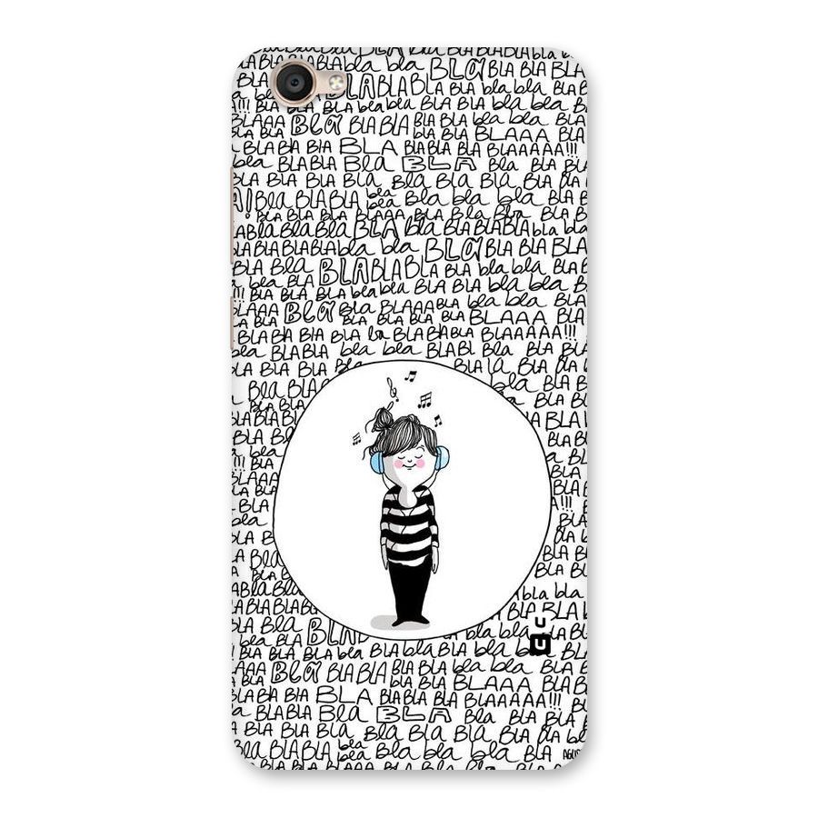 Music And Bla Bla Back Case for Vivo Y55L