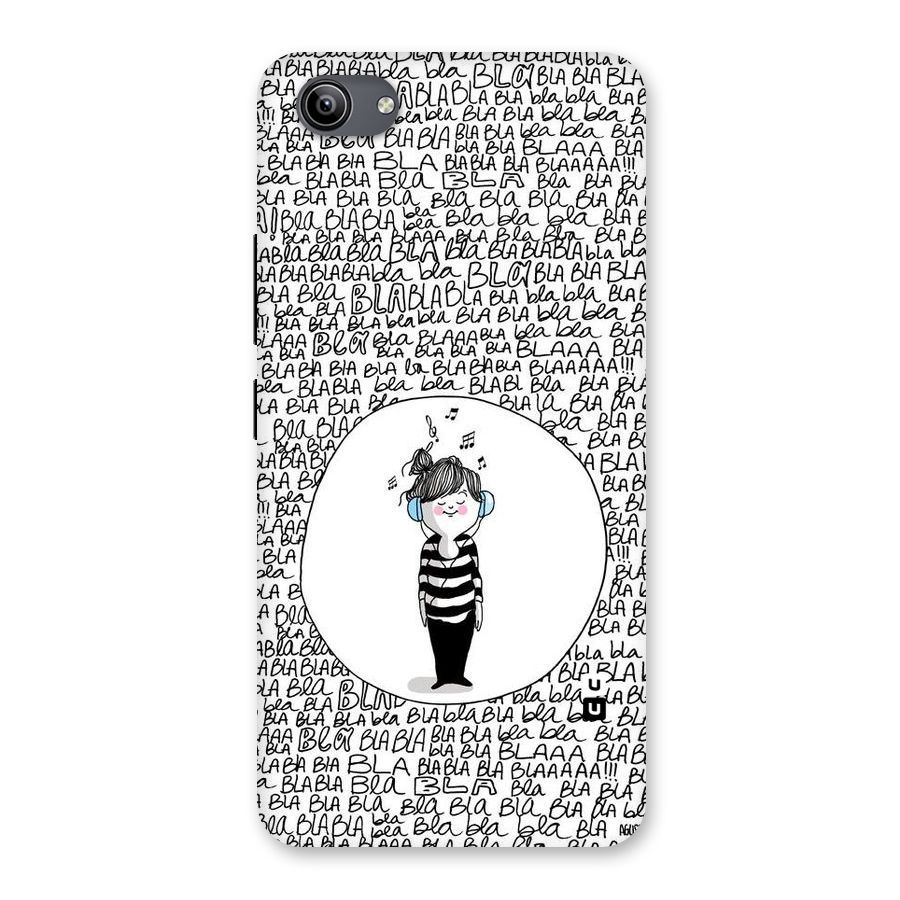 Music And Bla Bla Back Case for Vivo Y81i